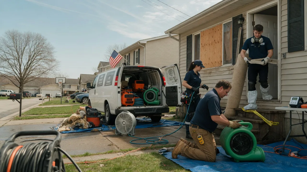 Water Damage Restoration in Wayne, IL near me